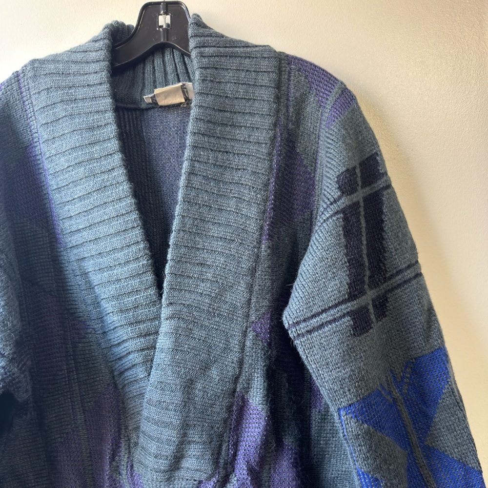 Arian Kool for Zimbello Vintage V-Neck Wool/Alpaca Sweater Sz - Picture 5 of 13